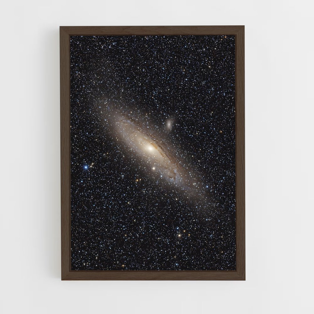 Poster splendide de la galaxie d'Andromède (vue 5)
